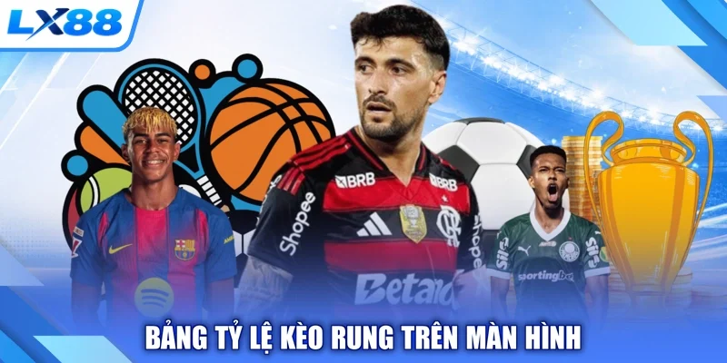 Bảng tỷ lệ kèo rung trên màn hình